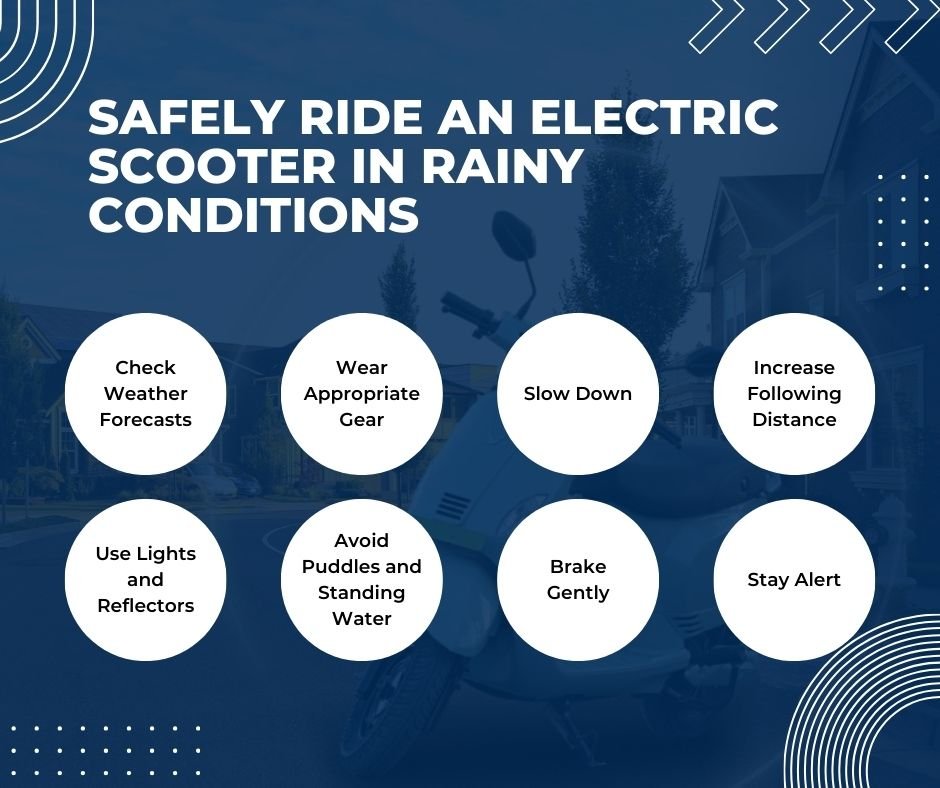 How to Safely Ride an Electric Scooter in Rainy Conditions?