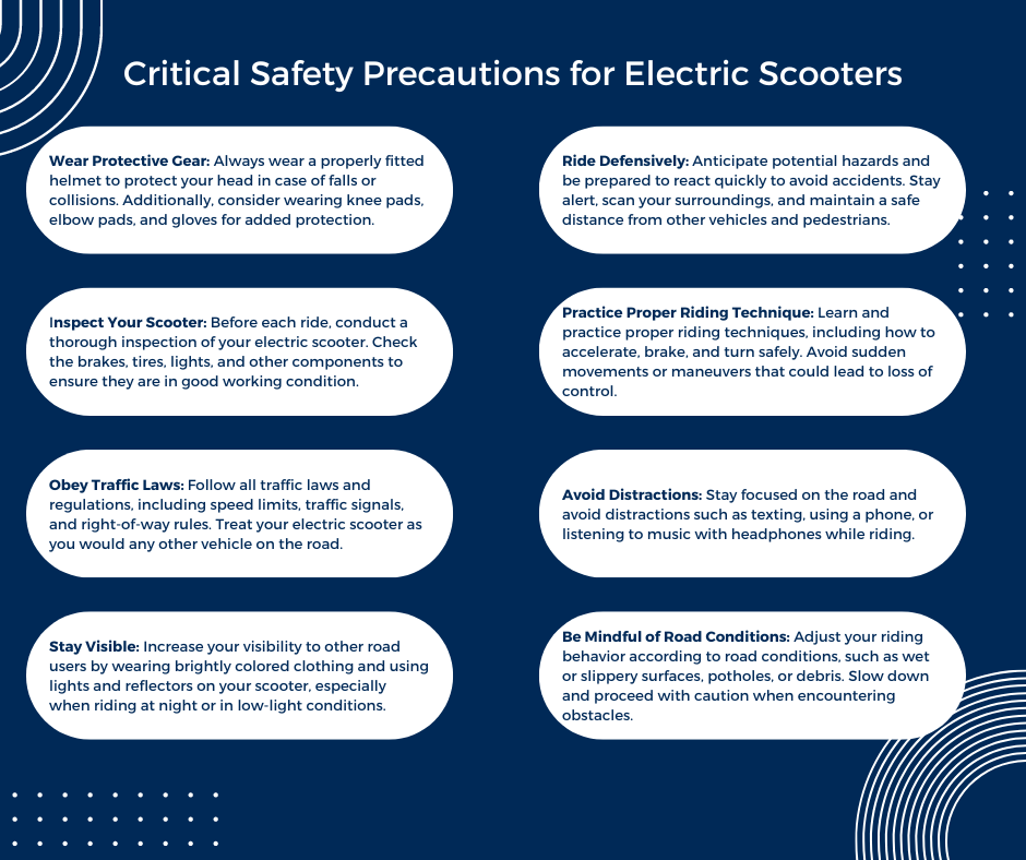 Critical Safety Precautions for Electric Scooters?