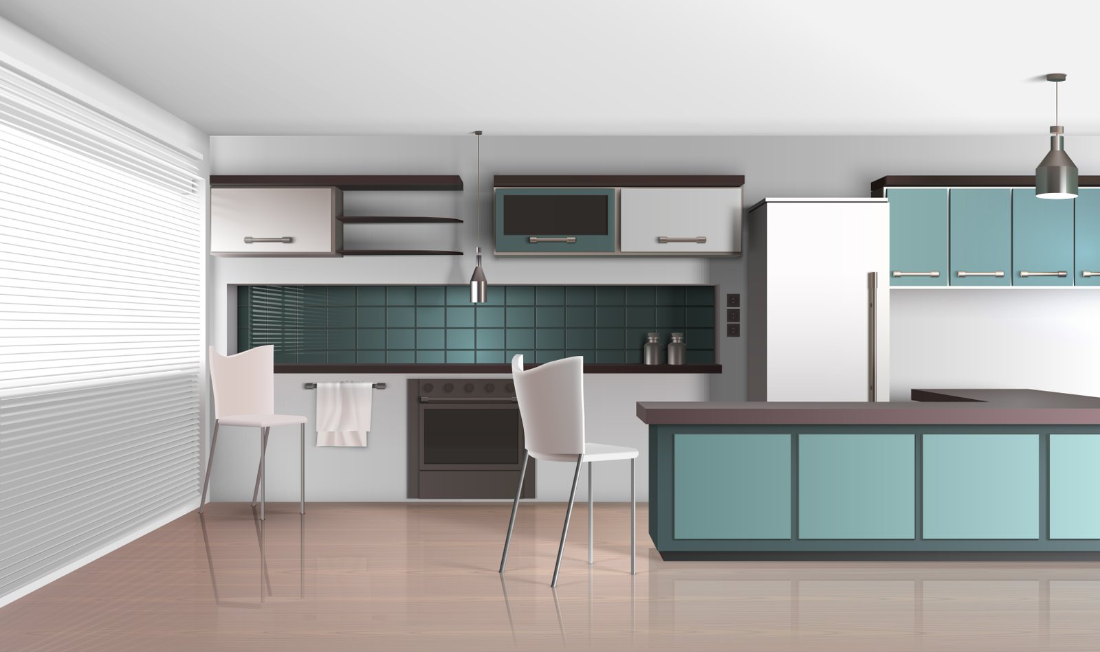 L-Shape Modular Kitchen Designs in 2024